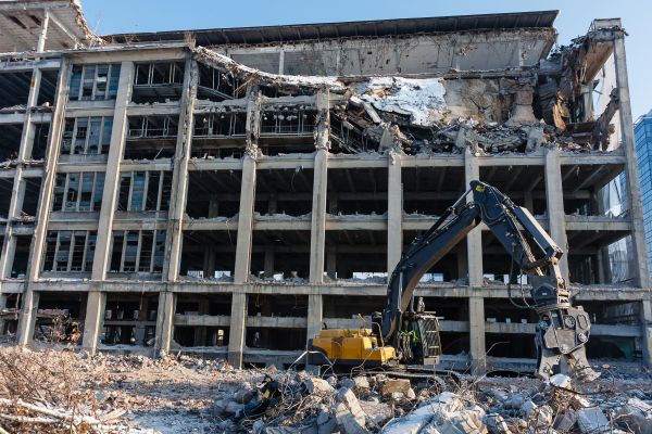 Commercial Building Demolition in Waxhaw