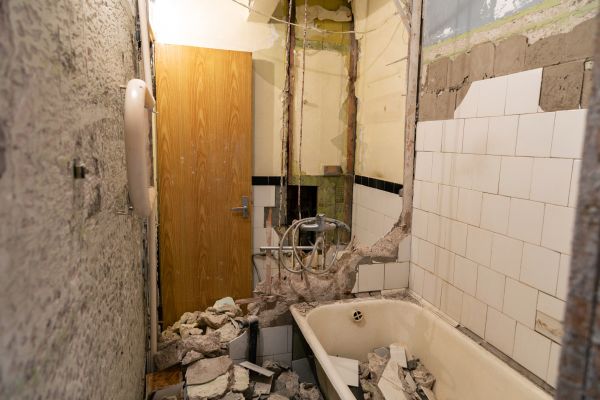 Shower Tile Demolition in Waxhaw