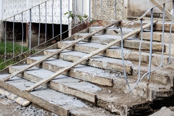 Staircase Demolition in Waxhaw